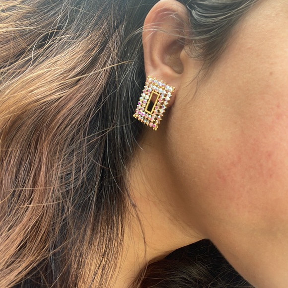 Rectangle-shaped earrings | NWT - Picture 8 of 8